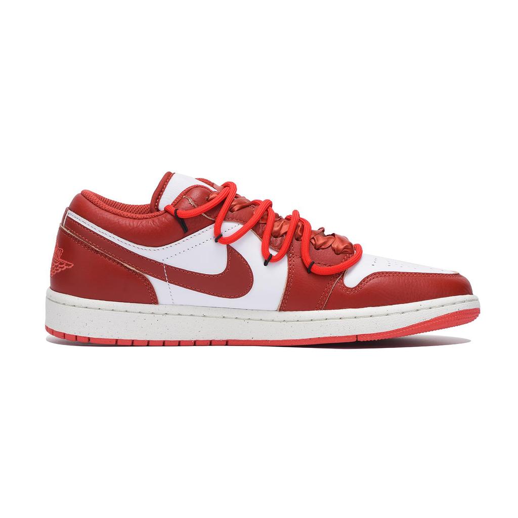 Jordan Air Jordan 1 Vintage Basketball Shoes Men's Low Top Red White FJ3459-160(Team59-)