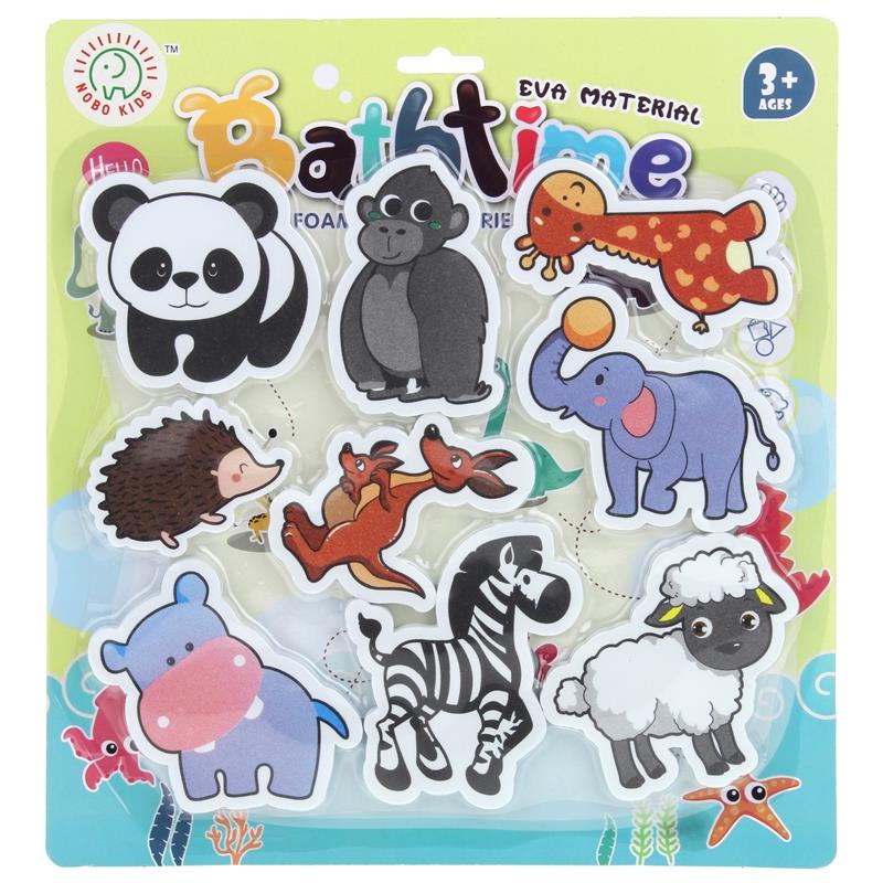 Bade Spielzeug Schaum Tiere Puzzle Wasser Anbringbar Badewannen