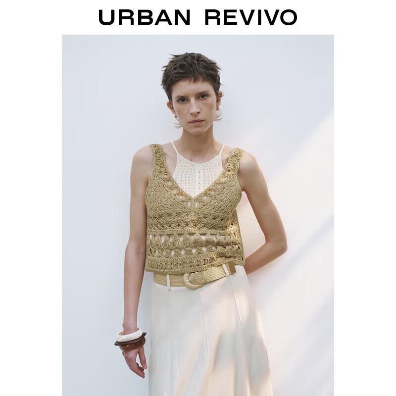 UR Women s Textured Hollow Knit Vest M