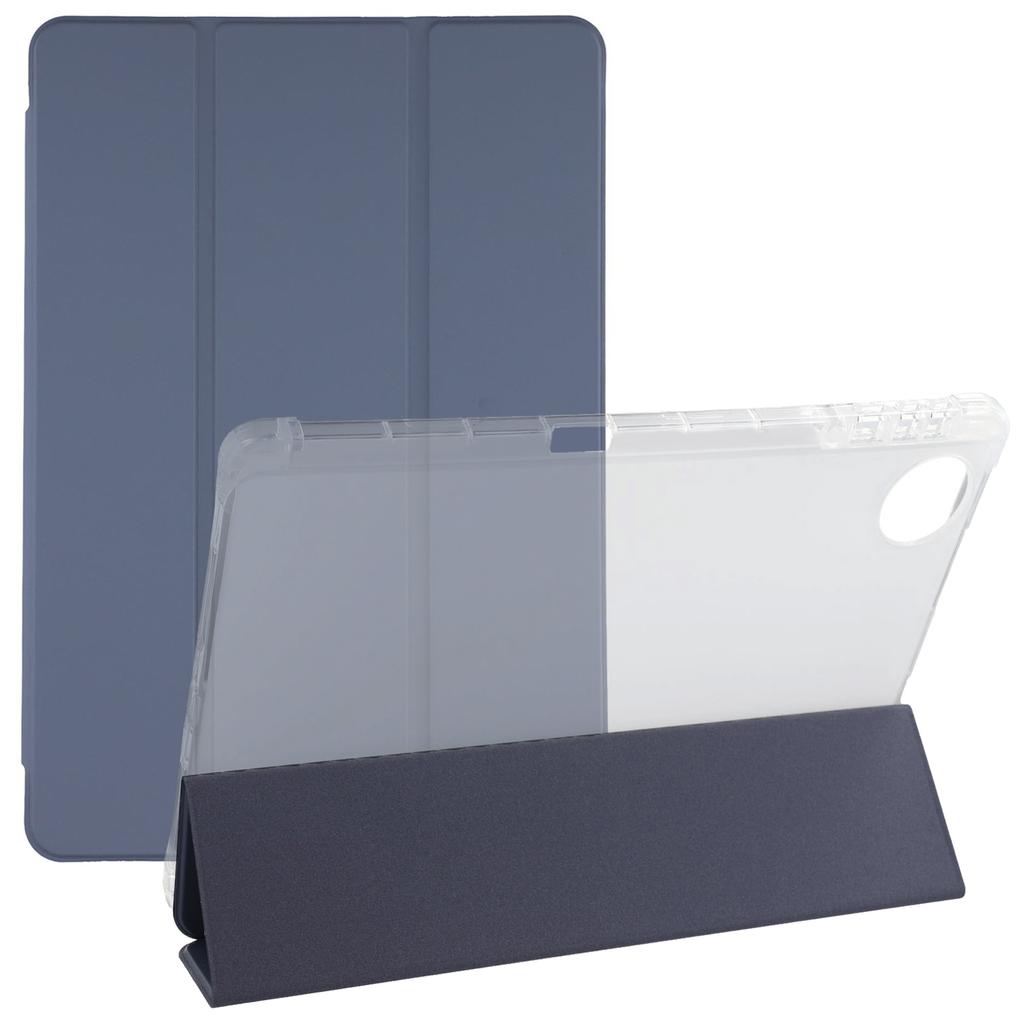 Für Honor Pad 10 Hülle mit Stifthalterung Dreifach faltbarer Ständer PU-Leder+TPU Tablet-Hülle Auto Wake/Sleep