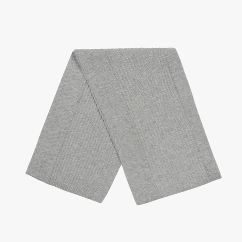 Saint Luxure Soft Leaf Muffler Gray