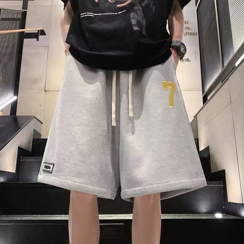 Casual Versatile Shorts Men's Pants Summer Loose Wide-leg Five-point Pants Men's