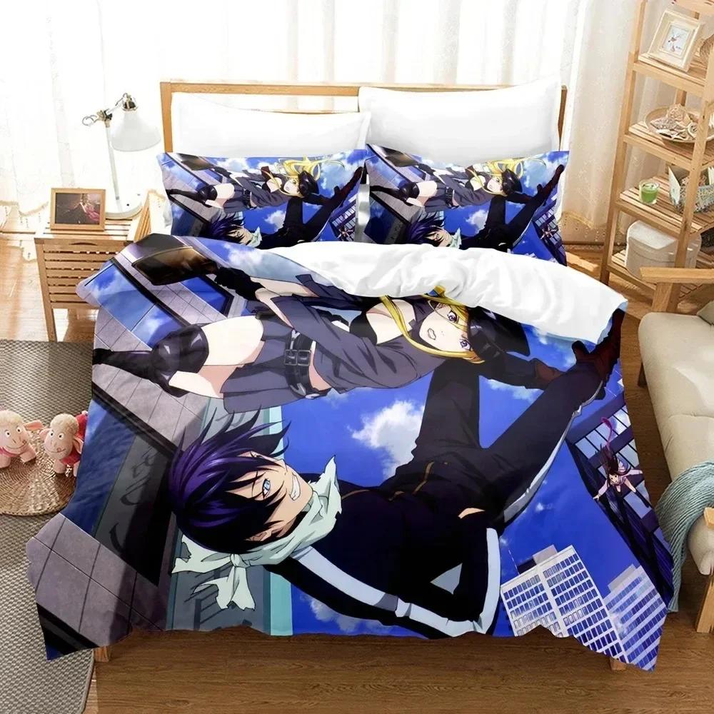 3d Printing Anime Noragami Yato Bedding Set Printed Bed Set With Pillowcase Duvet Cover Soft Single Double Queen Super King Size