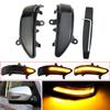 2pc LED Car Rear View Side Mirror Turn Signal Light Rearview Mirror Repeater Lamp LED For Subaru Forester Outback Legacy Tribeca
