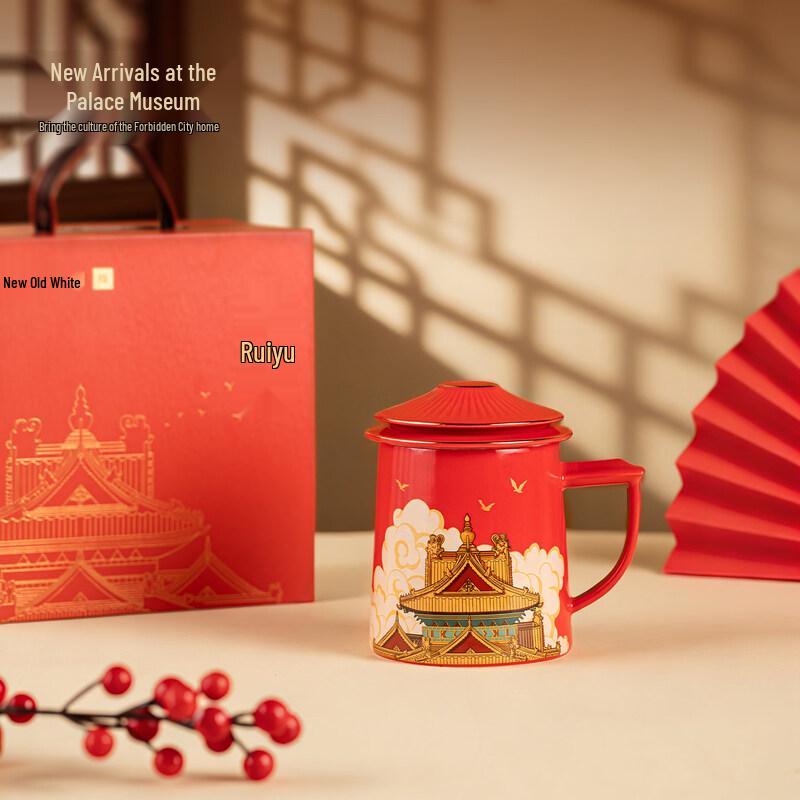 Forbidden City Ruiyu Ceramic Tea Brewing Cup