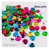 10mm Round Silver Concave PVC Sequins for DIY Jewelry & Clothing Accessories