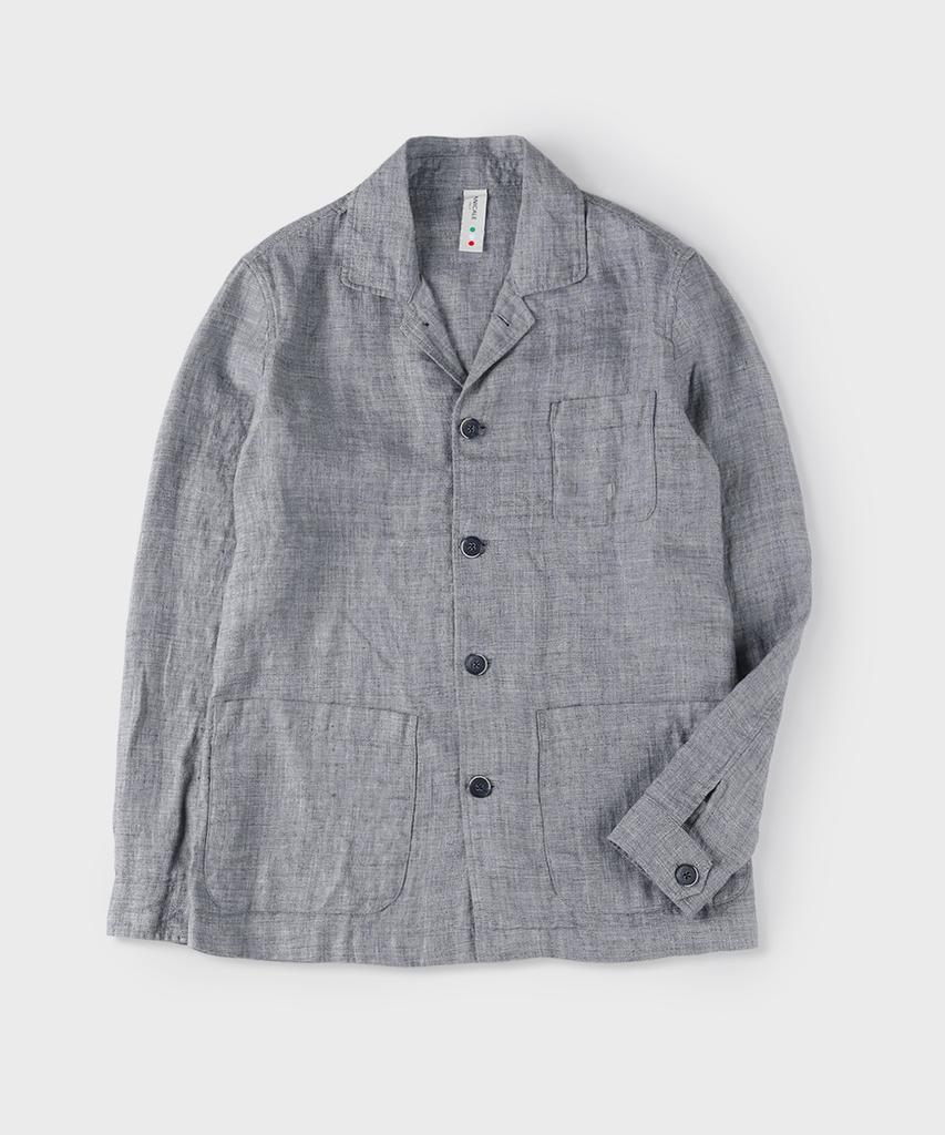 Panicale Blue Linen Enio Jacket