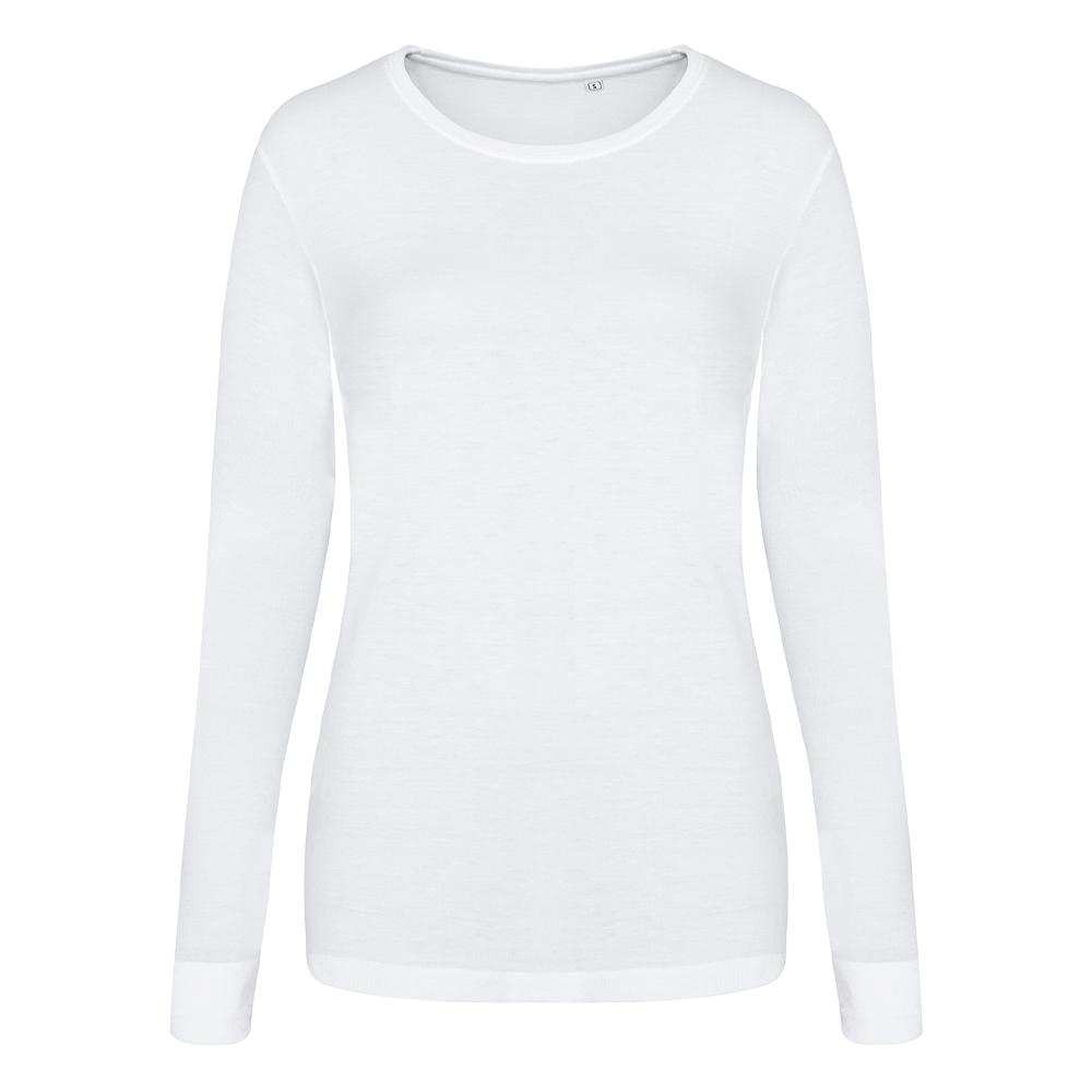 Awdis Womens/Ladies Triblend Long-Sleeved T-Shirt