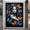 Diamond Painting New Collection 2024 Butterfly Woman Flower Diy Full Square Round Drill Rhinestone Embroidery Sale Girl Mosaic Cross Stitch Kits