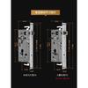 Anti-burglary door lock wooden door household general-purpose gate lock stainless steel handle set entry door mechanical lock