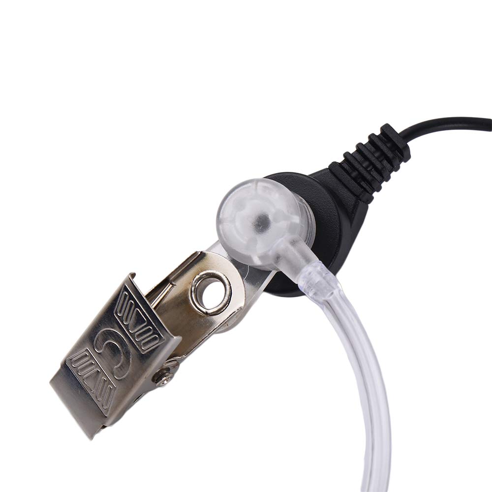 Covert Acoustic Tube Microphone In-ear Earpiece PTT MIC Headset Air Duct Headset Radio Earphone
