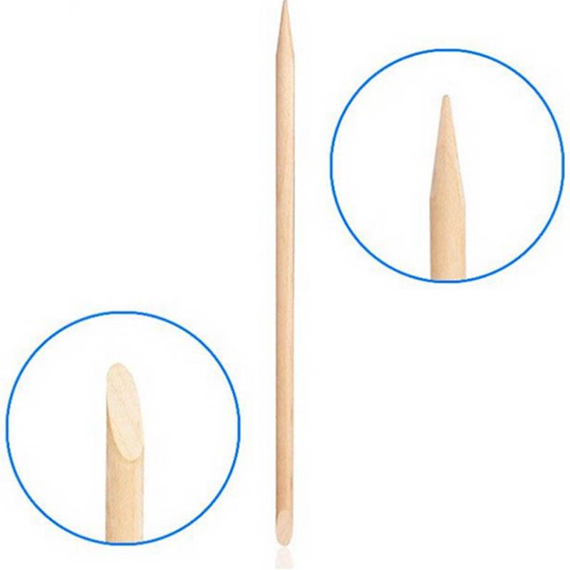 

10 шт. Деревянные палочки для ногтей, пушер для кутикулы, средство для удаления, уход для маникюра и педикюра