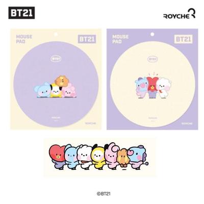 BTS BT21 Official Minini PVC MOUSE PAD ROYCHE Authentic