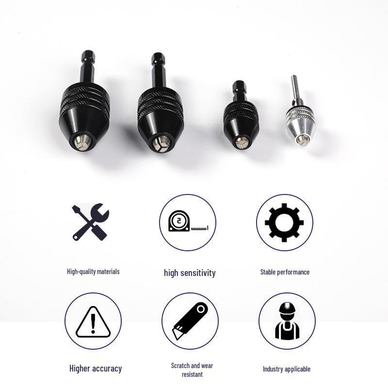 Nastavitelné 0,3-6,5mm Rychloupínací Šestihranné Upínací Sklíčidlo pro Elektrické Brusky