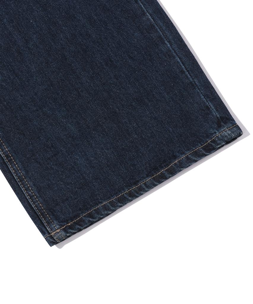 BEENTRILL Sunday 5-Pocket Vintage Washed Denim Pants (Indigo)