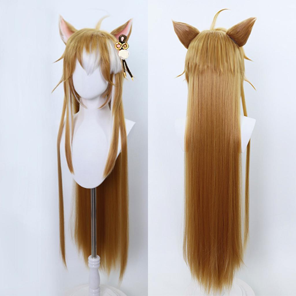 Anime Wig Miss Shina Original Goddess Wulang Women's Clothing Cosplay Animation Role Play Chemical Fiber