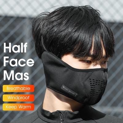 Winter Polar Fleece Warm Face Cap Dustproof Windproof Motorcycle Face Warmer for Cold-Day Sports