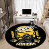 1pc Minions Banana Office Round Area Rug, Bedroom Living Room Home Decor, Room Deco,  Offic A1016145