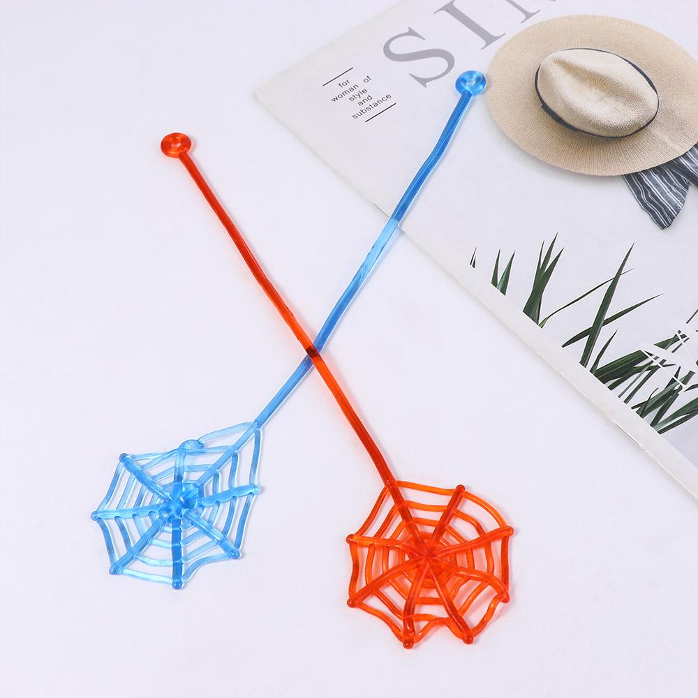 Dárek Dětská hračka pro děti Elastická pavučina Pružná lepivá pavučina Lepkaví pavouci Hračky