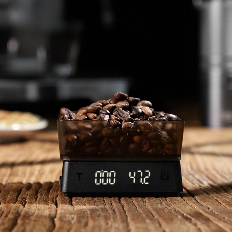 Bincoo Smart Drip Espresso Coffee Scale with Auto Timer USB Charging Kitchen Electronic Scale Cafe Home Barista Accessories