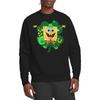 SpongeBob SquarePants Unisex Adult Spongey Four Leaf Clover St Patricks Day Sweatshirt