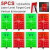 Dikey/Yatay Lazer Terazisi Hedef Plakası Yedek Manyetik İnç/cm Kart Alet Parçaları Hafif Lazer Terazisi Aksesuarları