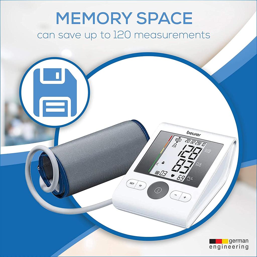 Blutdruckmessgerät mit Adapter, BM28 Blutdruckmessgerät mit Adapter, Beurer