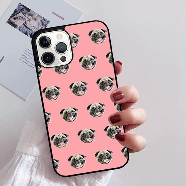 CUTE PUPPY PUG DOG MOPS Phone Case For iPhone 17 Air 14 13 12 16Pro Max 15 Plus Max Cover Shell coque