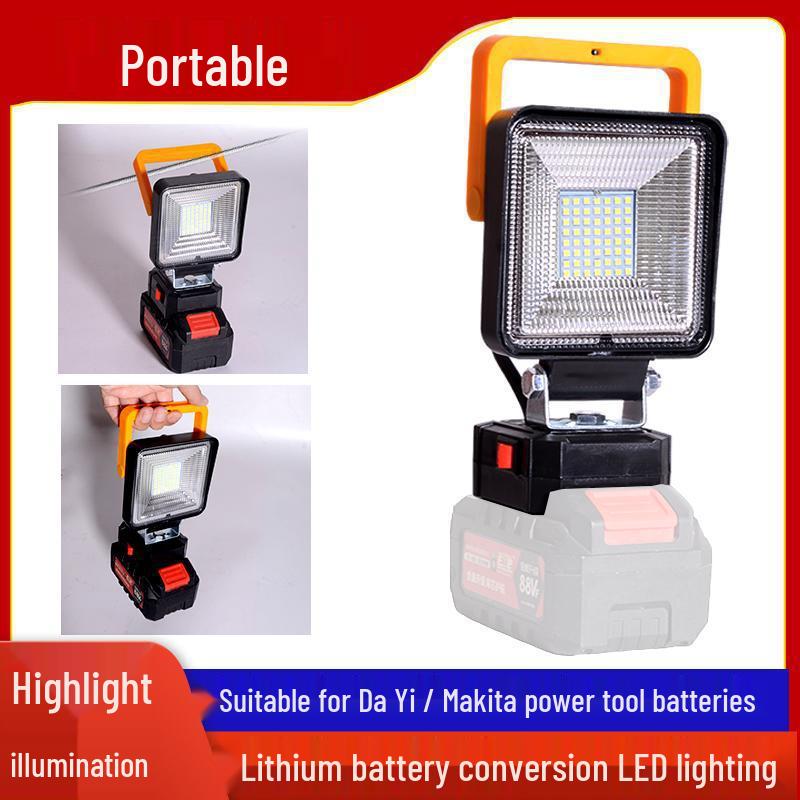 Big Muyi Tian Handheld LED Work Light with Lithium Battery for Auto Repair, Fishing, and Camping