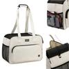 Dog Carrier Bag Breathable Mesh Tote with Strap Ventilated Dog Purse Carrying Bag for Daily Shopping Walking Park Outing Picnic
