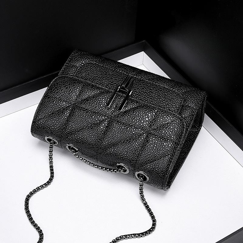 Fashionable and Versatile Women's Bags, Niche Street Trends, Single-shoulder Bags, Crossbody Bags, Diamond-shaped Chain Bags