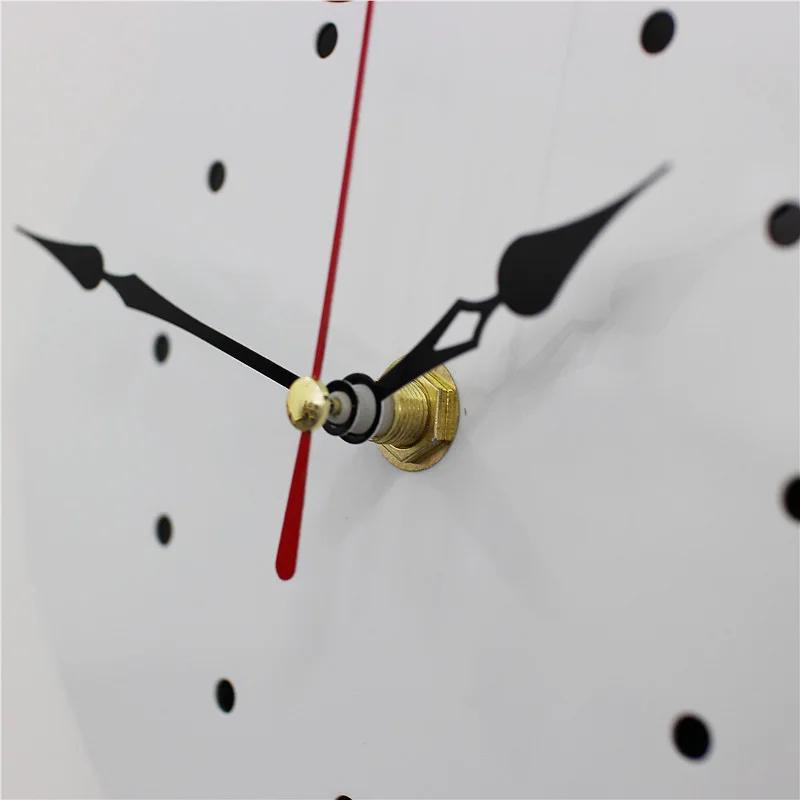 Wall Clock Creative DIY Cat Acrylic Wall Clock with Swing Tail Pendulum for Living Room Bedroom Home Decor Battery Not Included