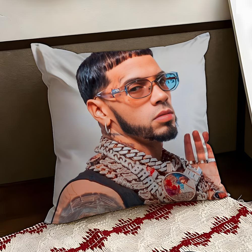 Rapper AAnuel AA Cushion Cover Reversible Soft Durable Pillow Cover Home  Car MultiScene Use for Daily Comfort
