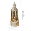 Christmas Music Box Centerpiece Wind Lamp Night Light Retro Ornament for Indoor Use