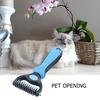 Pet Fur Knot Cutter Dog Grooming Shedding Rake Dog Cat Hair Removal Comb Pet Brush Grooming Tool Dog Supplies