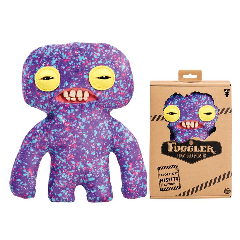 22cm Funny Tooth Monster Plush Toy Wide-Eyed Alien Rabbit Doll Cute Crazy Stuffed Animal Gift for Kids