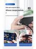 Braided Round Head Dual Elbow Fast Charging Cable for Apple Devices