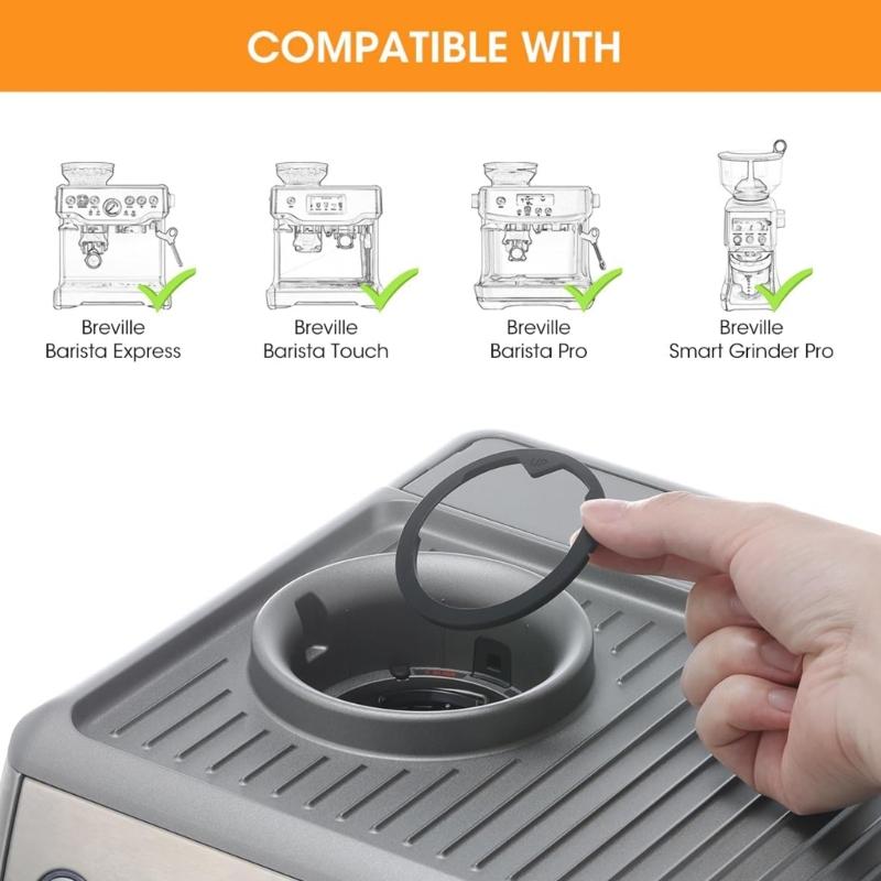 Brew Head Gasket Coffee Machine O-Rings Professional Seal For Upper Burr Rubber Seal Prevent Coffee Beans Getting Stuck