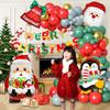 Christmas Balloon Set Christmas Letters Flag Christmas Eve Christmas Arrangement Balloon Ornaments