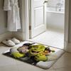 Kwaii Anime SShrekS Floor Mat Soft Flannel Absorbent Mat Non-Slip Rug Home Bedroom Bathroom