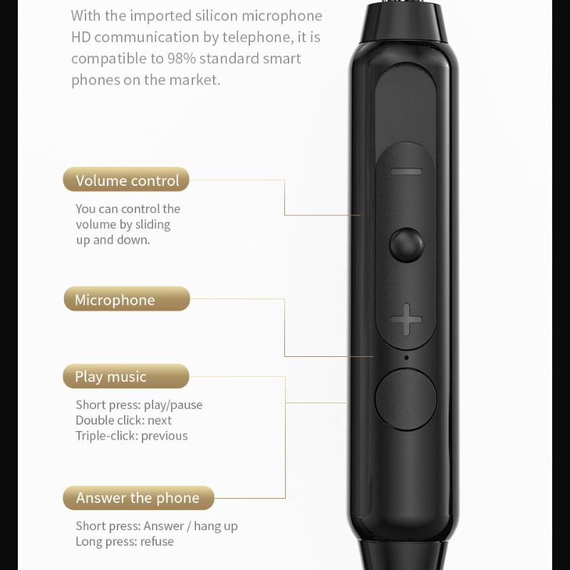 QKZ SK8 Heavy Bass Headset Computer Game Line Control mit Weizenbewegung In-Ear-Kopfhörer