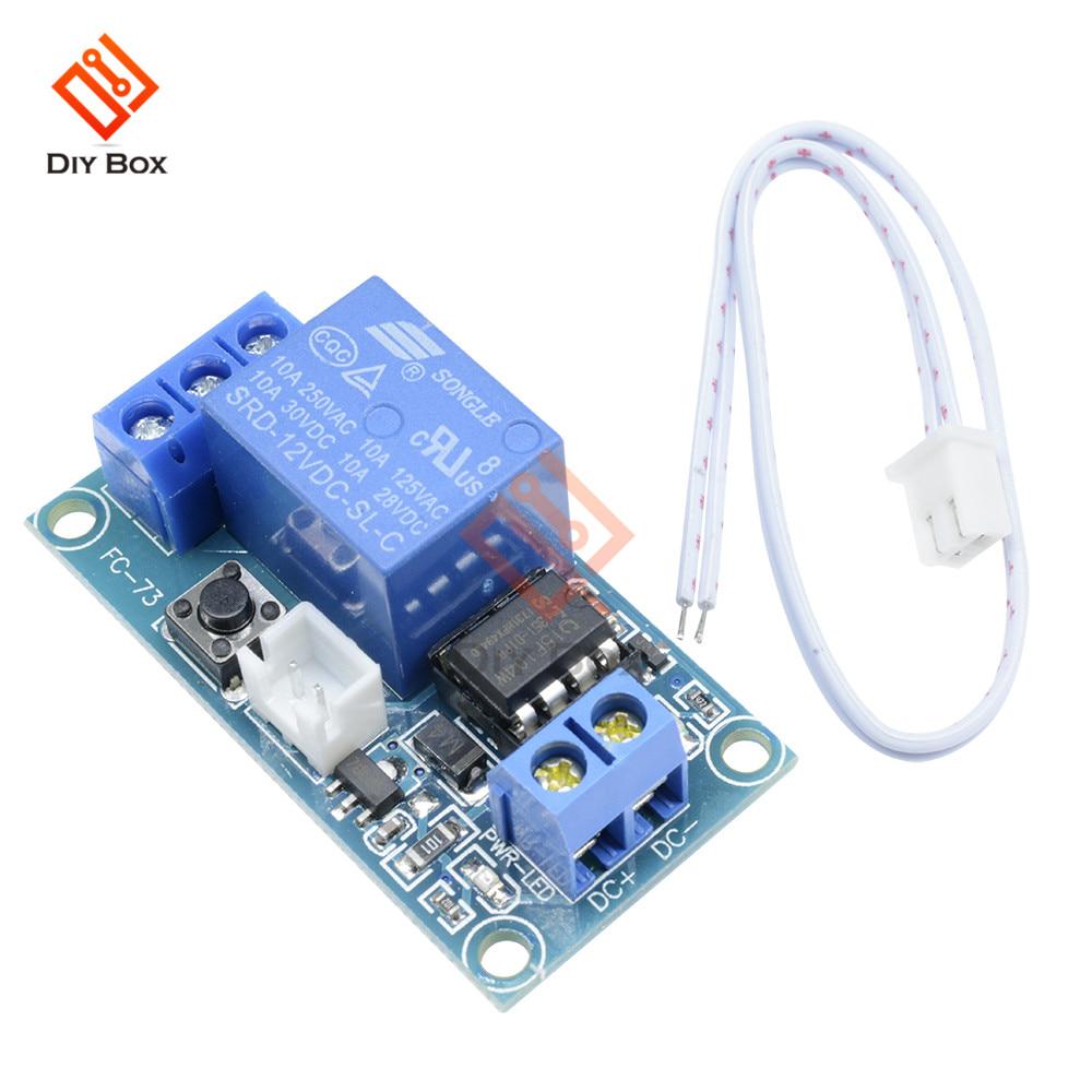 Buy 12V 1-Channel Latching Relay Module With Touch Bistable Switch MCU ...