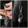 Creative Titanium Alloy Belt Buckle Keychain Outdoor Tool EDC Men's Waist Hanging Personalised Keychain