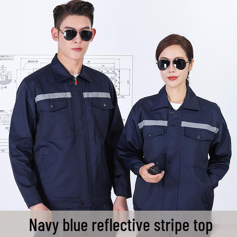 Men's Long Sleeve Workwear Set - Durable Labor Protection for Workshop and Auto Repair. Perfect for Spring and Autumn.