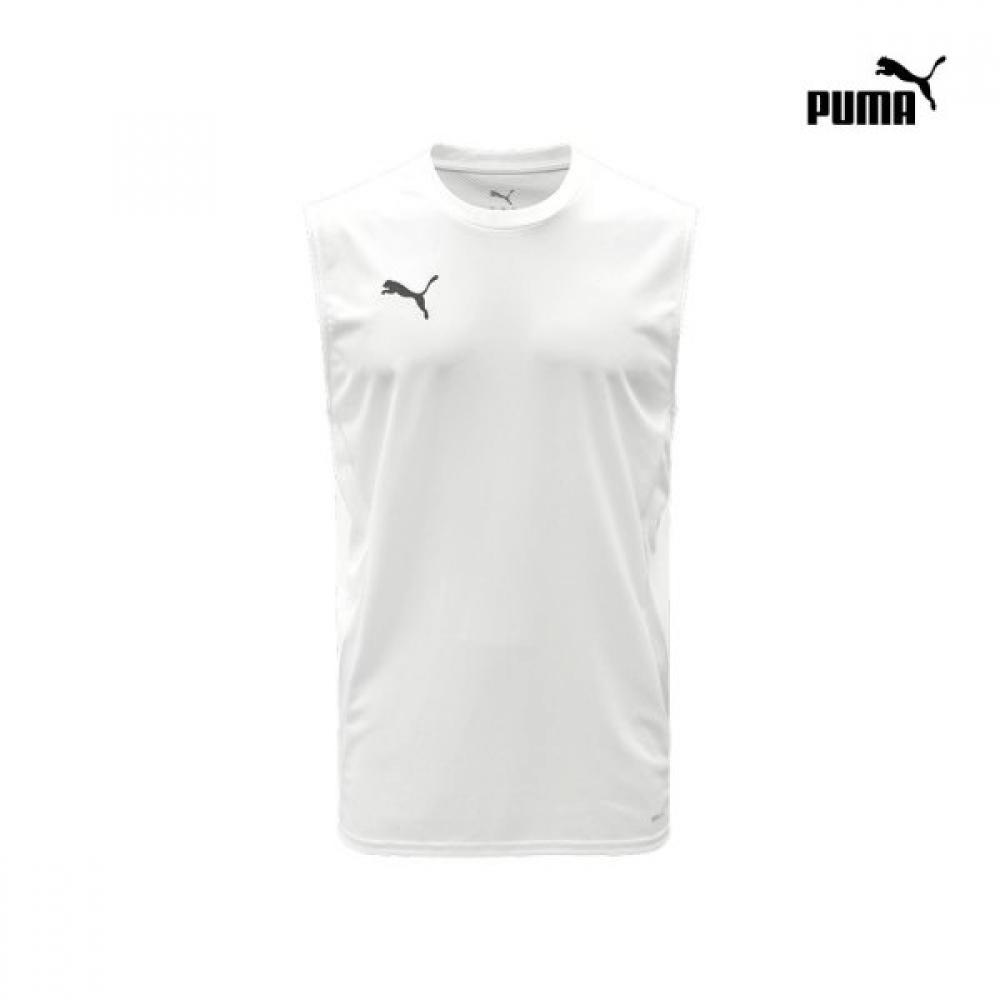 Puma WhiTe Sleeveless Team Goal Jersey T shirT 110