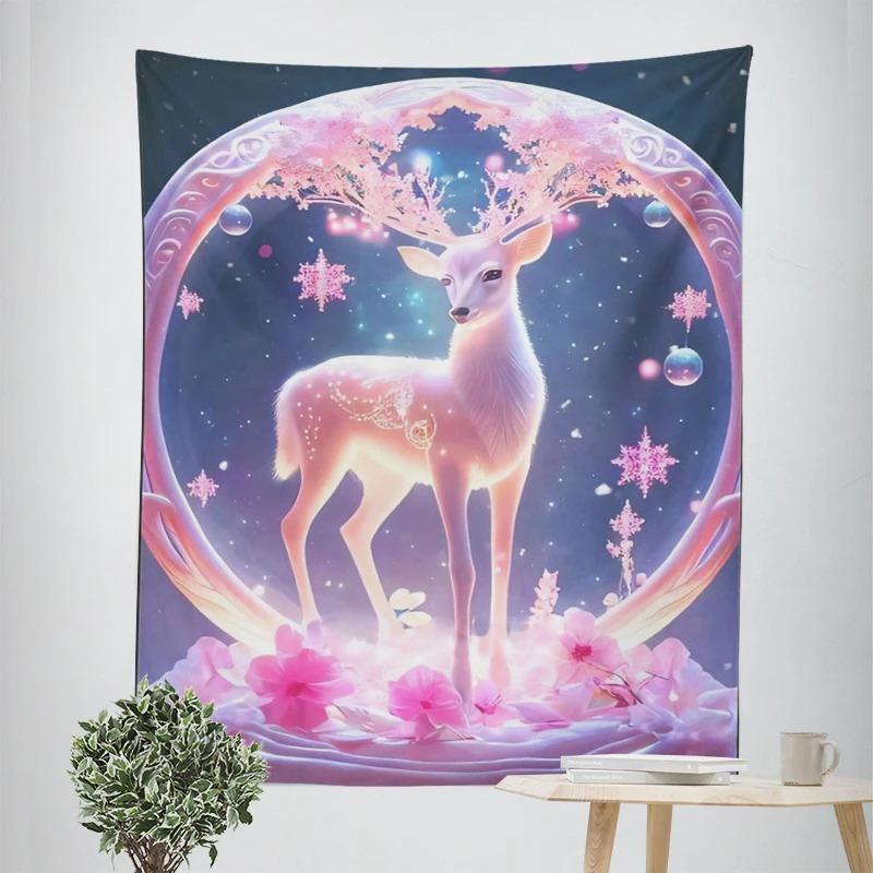 Beautiful Fawn Decorative Tapestry Home Wall Decor Office Living Room Tapestry