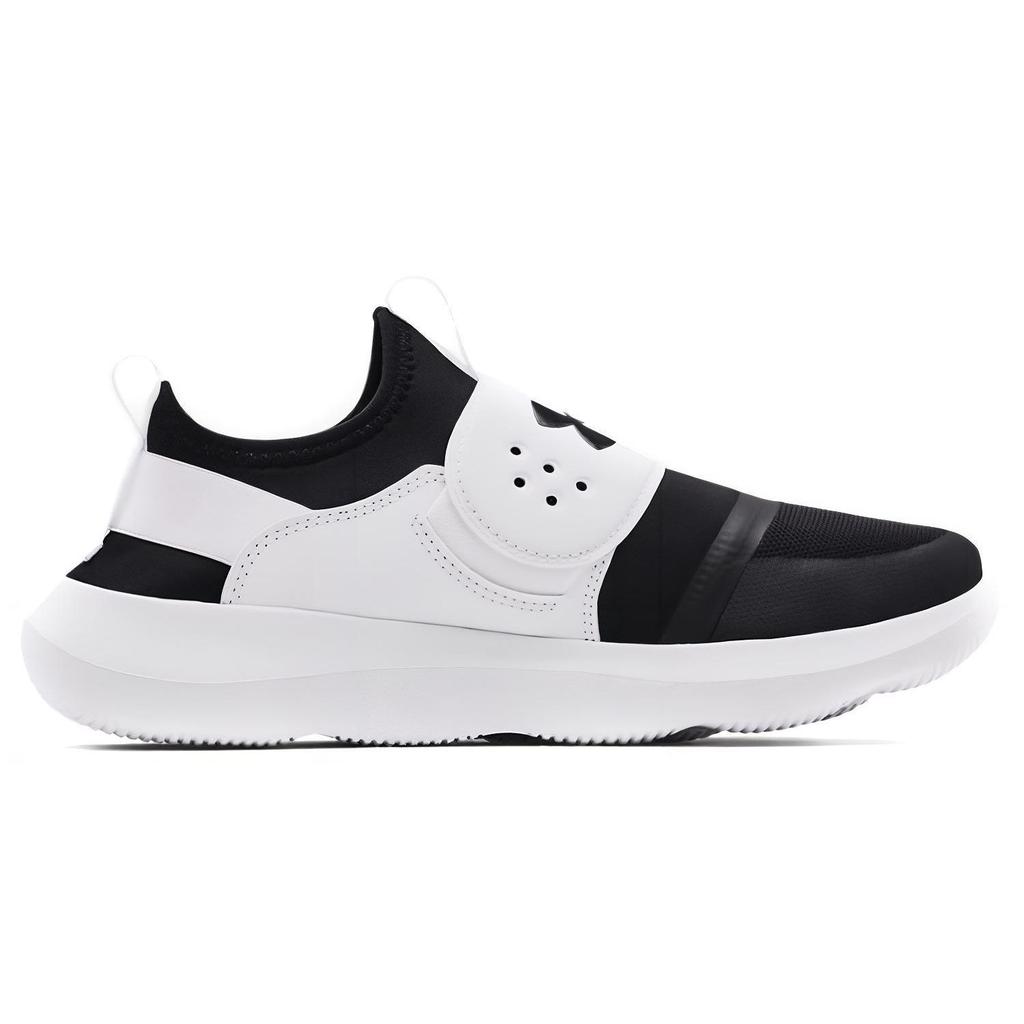 Under Armour Runplay Comfortable Versatile Durable Low-Top Casual Running Shoes Men Sneakers Black White 3024870-002