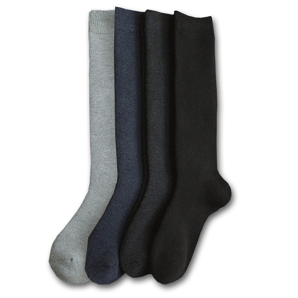 TsujiYa Thick Warm Socks for and Cute and Warm and Comfortable for Cold Made of Cotton with a Fleece Lining and Odor Sizes Set of Women's Knee-High
