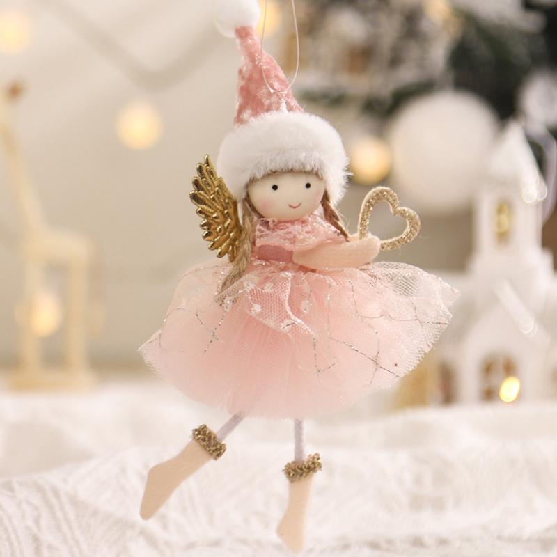 New Year 2025 Christmas Angel Dolls Xmas Tree Pendant Ornaments Navidad 2025 Christmas Decoration for Home Natal Gifts Noel Deco