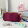 Pattern Lattice Storage Bag Pencil Case For Students Gift Lightweight Portable